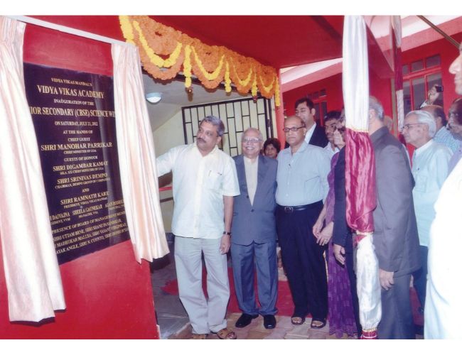 inauguration of Sr. Secondary at VVA