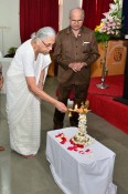 Shri HMN Gaunekar Birth Anniversary - The lighting of the lamp
